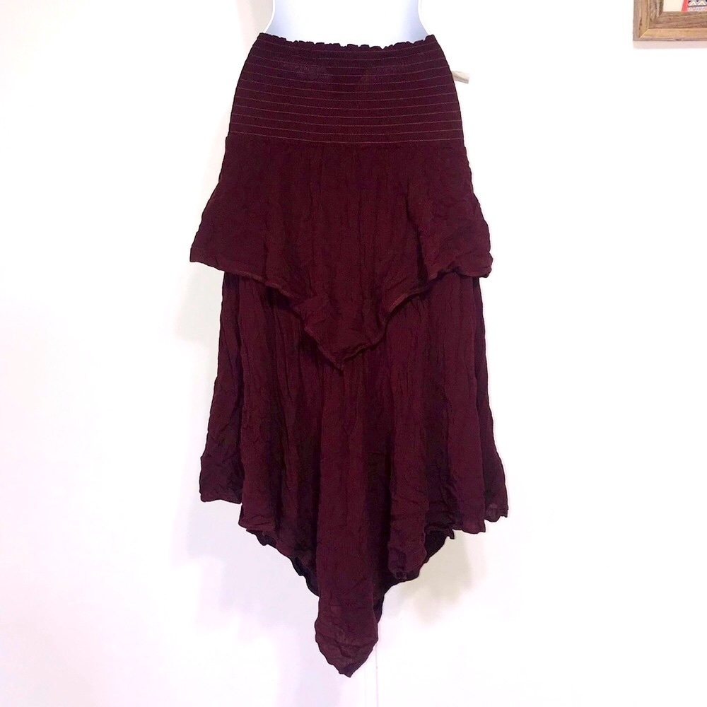 Blue Life Summa Time Smocked Tiered Skirt XS-L